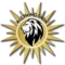 AllThingsMin retina-ready logo - gold lion head by Minvydas Vegele in WebP format